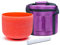 KVKA 25 cm Singing Bowls, 432 Hz D Note, 10 Inch Orange Chakra Sound Healing Singing Bowl for Meditation Stress Relief Relaxation with Carry Bag
