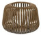 blomus Outdoor Laterne Lito | Innenliegender Glaszylinder | Rusty Look | Größe XS | 14L x 14B x 10H cm | Kerzenhalter | Windlicht aus Edelstahl | Laterne Deko Extra Small