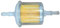 FILTRO CARBURANTE UNIVERSALE GRANDE Ø 6/8mm BENZINA auto moto barca prefiltro