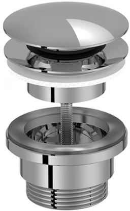 Bonde de vidage JACOB DELAFON clic-clac pour lavabo et vasque chrome