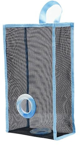 BAOPUSHIDAJILI Grocery Bag Storage Bag Plastic Bag Holder Wall Mount Holder Dispenser Mesh Hanging Storage Bag Dispenser Plastic Bag Dispenser for Home Kitchen Garbage Bag Storage