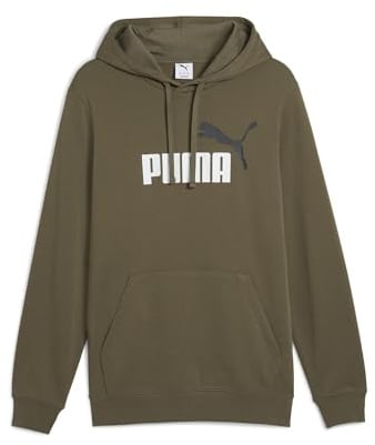 PUMA Herren ESS 2 Color No. 1 Logo Hoodie TR Kapuzenpullis, Loden Green, M