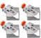 4 Pcs Movable Right Angle Clamp 90 Degree Corner Clamps Woodworking Frame Clamp Adjustable Wood Vice Miter Clamp