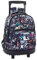 m-office Zaino Scolastico, Grande Zaino con Ruote, Ideale per la Scuola o per Viaggi, Due Scomparti con Doppia Cerniera, Ampia Tasca Frontale, 320x140x460mm (Urban)