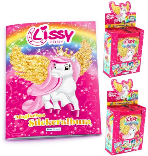 Blue Ocean Lissy Pony Sticker - Sammelsticker (2024) - 1 Album + 2 Display
