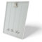 WB wohn trends Memoboard to Do List, Klemm-Brett aus Holz mit Klemme, Memo-Tafel zum Stellen, weiß 29x21x4cm