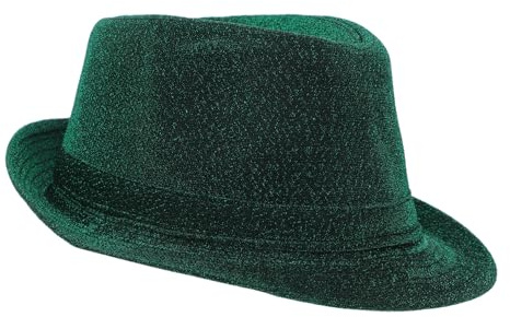 DEARMAMY St. Patricks Day Hut Grün Fedora Irish Festival Zubehör Partybedarf