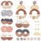 WADORN 88 Stück Ohrringanhänger Aus Kunstharz Und Holz. DIY Set Zur Herstellung Böhmischer Ohrringe Boho Ohrring Anhänger Set Vintage Unvollendete Hölzerne Baumelnde Tropfenohrringe Für Frauen