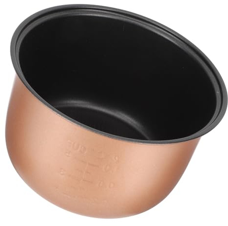 Aluminiumlegierung Antihaft Innentopf, Gold, 2l, für Reiskocher | Reiskocherzubehör, Reiskocher Einlage, Universeller Innentopf mit Wärmeübertragung