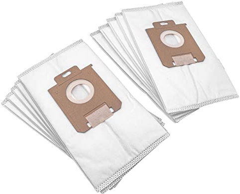 vhbw 10 sacs micro fibres non tissées/carton pour aspirateur Philips Mobilo Plus, New York, Rio, Roma, S-Bag, Singapore