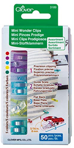 Clover Mini Wonder Clips (sortiert/50 Stk.)
