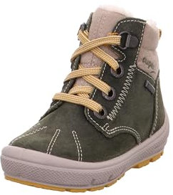 Superfit Jungen GROOVY warm gefütterte Gore-Tex warm gefütterte Gore-Tex warm gefütterte Gore-Tex Schneestiefel, Grün Beige Gelb 7000, 27 EU