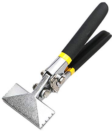 Schweißer Gripzange, Multifunktions Klappzange Elektriker Dichtkanten Breitmaul Flachbacken Gripzange Breit Schweißerzange Falzzange Gripzange Karosserie Klemmzange (Stahl,75mm Gerade)