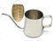 Hervidor de Café con Cuello de Cisne de Acero Inoxidable, Cafetera de Cuello de Cisne Larga - 350ml, Taza de Café para Espumar con Marca de Medición para Cocina, Doméstica, Cafetería