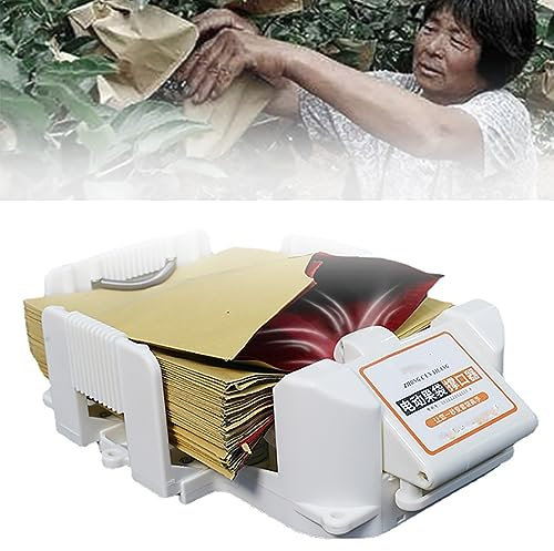 IMOSEI Spandisacchi elettrico per frutta, insaccatrice, ventilatore centrifugo a doppio albero, durata della batteria 13 ore, dimensioni di regolazione, per mela/melograno/kiwi/pera/limone/pera