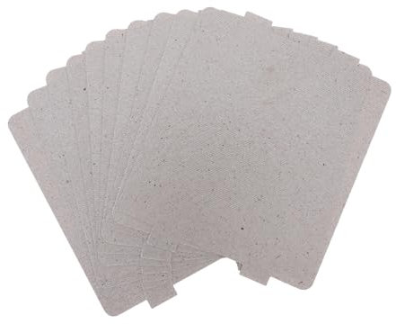 TOPBATHY 10piezas Cubiertas Guía Unid Microondas Lámina Mica Aislamiento Accesorio Horno