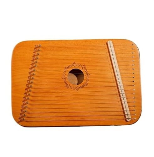 HAJHI 10/16/19 Saiten Schoßharfe Box Typ Resonanzkammer Mahagoni Harfe Instrument Metall Klavier Code Konzerte Lyre Harfe Hochzeit Einstiegsstufe(19-string - C)