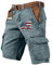 Shorts Uomo Pantaloncini da Lavoro Estivi Mare Pantaloni Cargo Estivi Corti Pantaloncino Tuta Leggeri Bermuda con Tasche Laterali Bodybuilding Eleganti Eleganti Vita Elastica 20-Verde Scuro XL