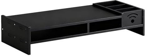 Générique Socle de Bureau pour Moniteur | Support de Bureau à 2 Niveaux,Support d'Ordinateur de Hauteur 10,9 cm avec Organisateur de Rangement - pour Maison Table de Travail Dortoir Salle