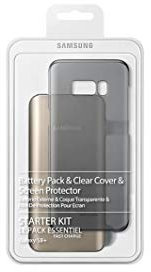 Samsung Pack pour Galaxy S8 avec Coque Transparente + Batterie Externe 5.2A Charge Rapide + Film de Protection