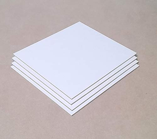 Eine 3mm starke MDF Platte beidseitig weiß. Maße : 600x400mm. Sondermaße.