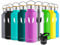 Super Sparrow Stainless Steel Water Bottle - 350ml - Vacuum Insulated Metal Water Bottle - Standard Mouth Flask - BPA Free - Straw Water Bottle for Gym, Travel, Sports