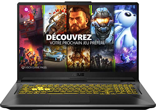 ASUS TUF A17-TUF766II-H7014T PC portatile Gaming 17.3'' (AMD R7-4800H, RAM 8GB, 512GB SSD, NVIDIA GeForce GTX 1650 Ti - 4GB GDDR6, Windows 10) Tastiera AZERTY Francese