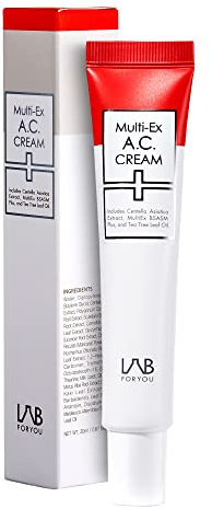 [LAB FOR YOU] Multi-Ex A.C. Cream 20 ml/0,7 fl.oz | Spot-Behandlung | Koreanische Kosmetik | Anti-pickel creme | Beruhigende Hautprobleme | Linderung von Hautunreinheiten | Teebaumblattöl