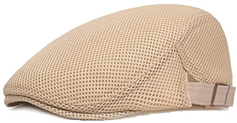 YAMEE Sonnenhut Barett Herren Sommer atmungsaktive Mesh, Schiebermütze Damen,Unisex Beret Schirmmütze Flatcap Sportmütze Gatsby Newsboy Cap, Barette Cap, Größe 56cm-60cm