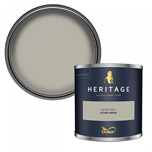 Dulux Trade Heritage Velvet Matt Emulsion Stone Green - 2.5ltr