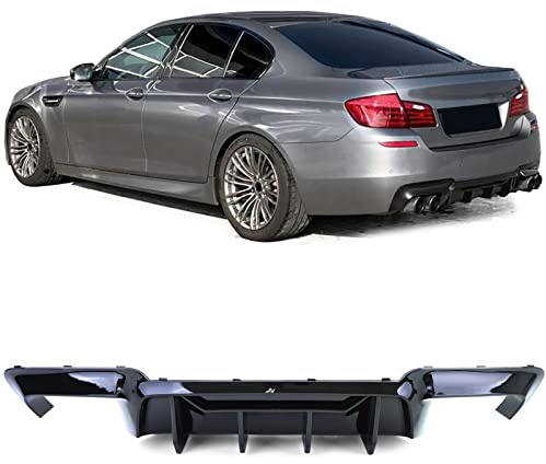 Heckdiffusor High Performance Duplex Glanz passt für 5er BMW F10 F11 550i M550d