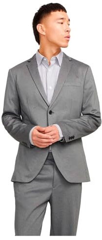 JACK & JONES Male Einreihiger Blazer JPRJAXON Slim Fit Blazer | Slim Fit, Einfarbig, Langarm, Casual, Bei max. 30°C im schongang waschen