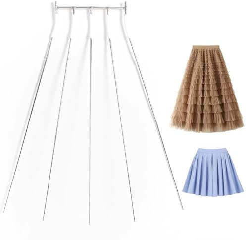 Schaufensterpuppen Längenverstellbarer Kleiderständer, Kleiderständer für Mädchenröcke für Fotografie/Einzelhandel/Boutique, Hängeständer für Schneiderklischees(30cm (11 3/4))