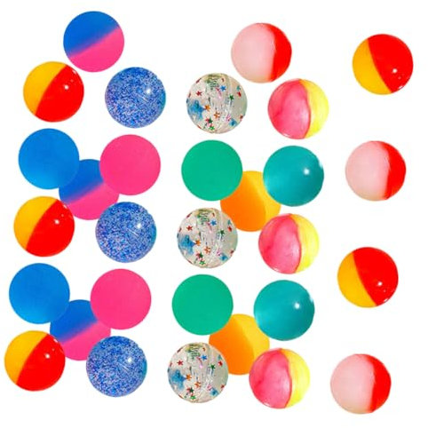 BCOATH 30st Kinder Hüpfball Spielzeug Automatenkugel Elastische Bälle Hüpfbälle Für Kinder Im Freien Kleine Hüpfbälle Mini-hüpfbälle Hüpfball Für Kleinkinder Hüpfbälle Spielen Plastik