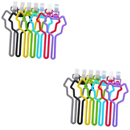 COLLBATH 2sets Leine Integrierte Abfall Tasche Tasche Clip Pet 7 Stücke * 2