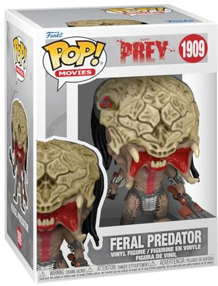Funko Pop! Movies: Prey – Feral Predator - Prey () - Vinyl-Sammelfigur - Geschenkidee - Offizielle Handelswaren - Spielzeug Für Kinder und Erwachsene - Movies Fans - Modellfigur Für Sammler
