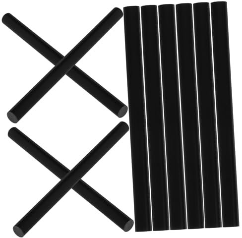 DOITOOL 50pcs Black Hot Glue Sticks Bulk Craft Glue Sticks Hot Melt Adhesive for DIY Crafting Tool Kit for Crafts