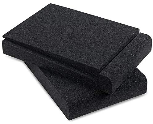 Sound Addicted - Studio Monitor Isolation Pads für 12,7 cm (5 Zoll) Monitore, EIN Paar von Zwei hochdichten Akustikschaumstoffen, passend für die meisten Lautsprecherständer | SMPad 5