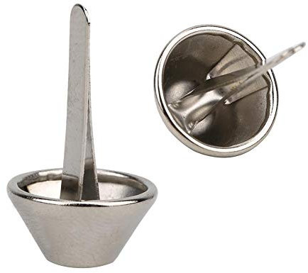 100 Stücke Flache Metall Tasche Füße Stud 12 * 20mm Eisen DIY Lederhandwerk Handtasche Flache Pilz Spike Niet Zubehör