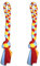 Dewonch Dog Fleece Rope Teaser Toy as Replacement to Chase and Tug (A-2PCS)