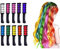Haarkreide Kamm für Kinder, HOINCO 10 Stück Temporär Haarfarbe Kreide Kamm Haarkreide Auswaschbar Temporäre Instant Einmalige Haar Colorationen Ungiftig Haarfarbe für Party,Cosplay,Weihnachten