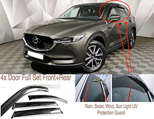 AC WOW 4x Windabweiser für Mazda CX-5 2017 2018 2019 2020 2021 2022 2023
