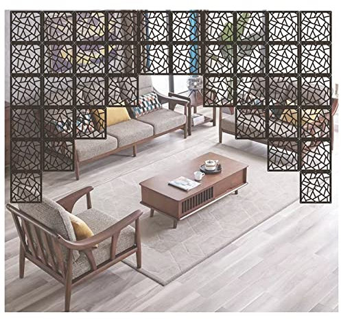 GOCHUSX PVC Hängende Raumteiler, 5MM Bildschirm-Panel, DIY Raumtrennung Für Die Dekoration Von Wohnzimmer, Esszimmer Und Arbeitszimmer (Farbe : Schwarz, Größe : 29CM-2PCS)