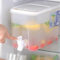 4L Drinks Dispenser Slim Fridge Water Dispenser with Tap Large Dispenser for Milk Fruit Teapot with Faucet for Making Teas and Juices Drink Refillable Shelf Practical Kitchen Items (4L)