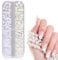 Half Round Pearls Nail Art Kit - Multi Size White & Beige Flat Back Pearls for DIY Projects & Professional Salon Use