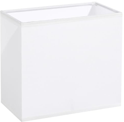 Alipis Pantalla Rectangular Blanca - Lámpara De Mesa Lámparas De Pie Reemplazo E27 Pantalla De Lámpara De Tela Cubierta De Lámpara De Lino Natural Para Lámpara De Mesa Lámpara De Noche