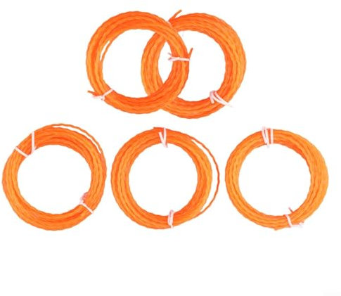 Filo intrecciato in nylon per decespugliatore Ego 56 Volt, 4,6 m per rotolo AL2420P, confezione da 5