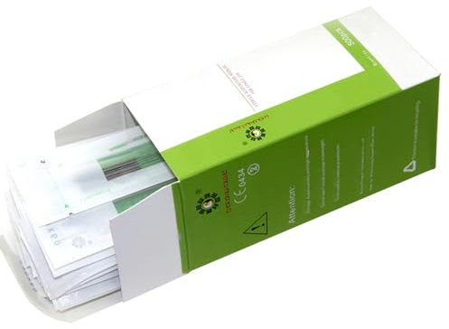 ZHONGYAN TAIHE 500 Pcs Pluma de Acupuntura con Tubo (0.40 * 75mm)