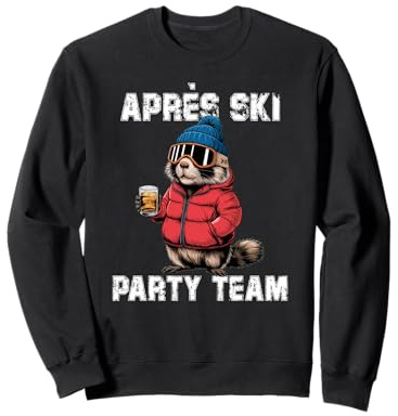 Apres Ski Party Crew Gruppen Outfit Skiurlaub Sweatshirt