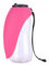 PetMix - Trinkflasche Hunde für Unterwegs - Petkit - Hundetrinkflasche -Welpen Zubehör - Wasserflasche - Wasserspender - Silikon Trinkblatt - Hundezubehör (Rosa, 680ml)
